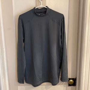 Under armour mock neck fitted cold gear long sleeve